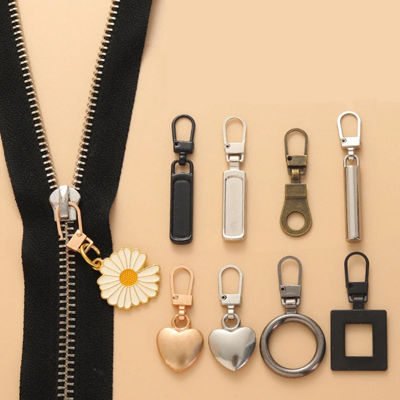 

5 шт./комплект, съемные головки на молнии для багажа, верхней одежды, обуви и сапог