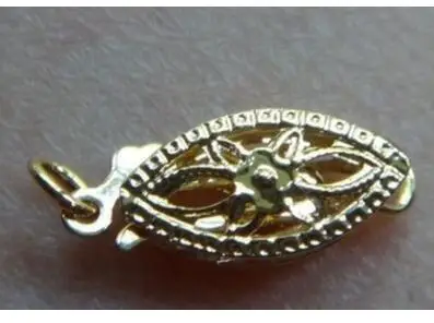 Ожерелье из натурального белого жемчуга 18 дюймов 14 К золото 10-11 мм |