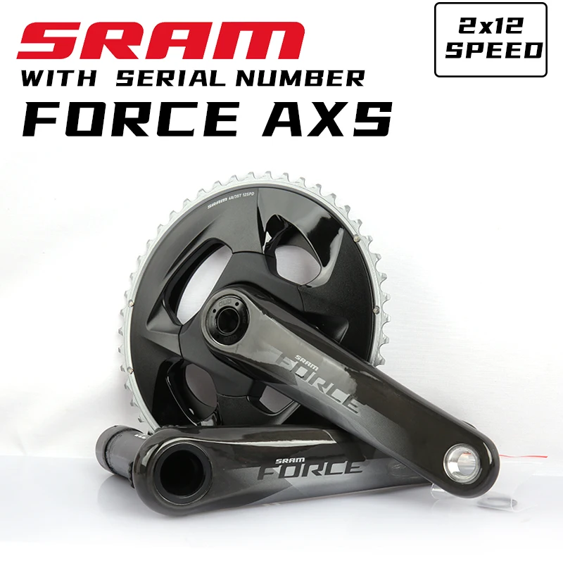 

SRAM FC FORCE D1 DUB GLS AXS 24 2X12 Speed FC Road Bike Bicycle Crankset 48-35T 170mm 172.5mm Chainring