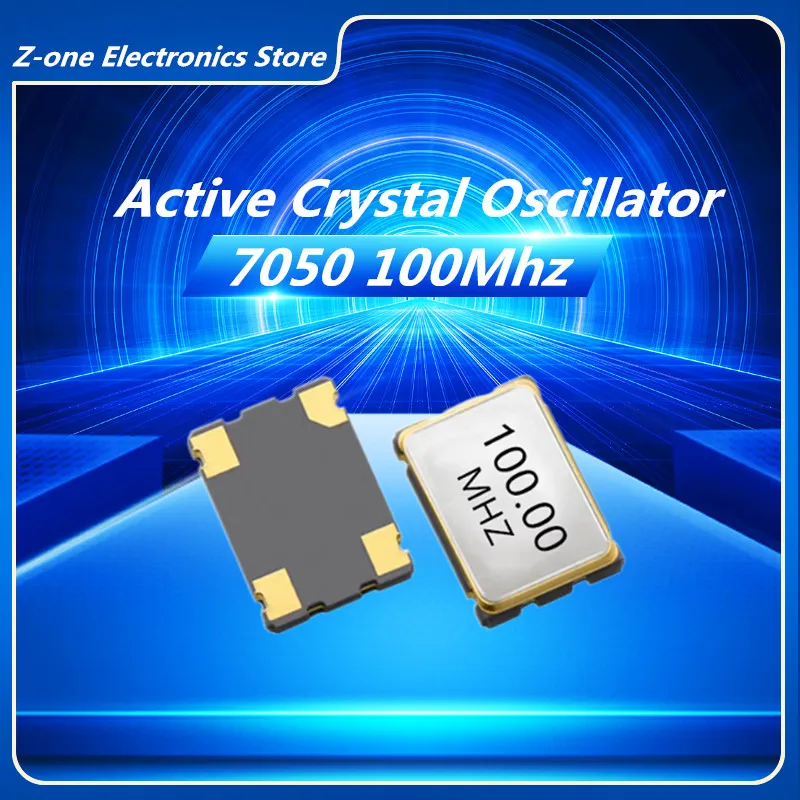 5 шт. 7050 5*7 мм 4-контактный SMD генератор 100 МГц 100 м 100,000 МГц