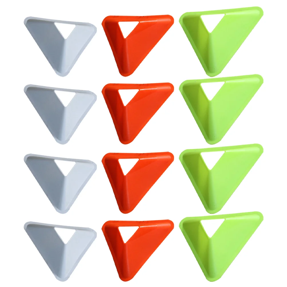 

20 Pcs Football Training Disc Plate Triangle Obstacle The Sign Soccer Tool Disk Supply