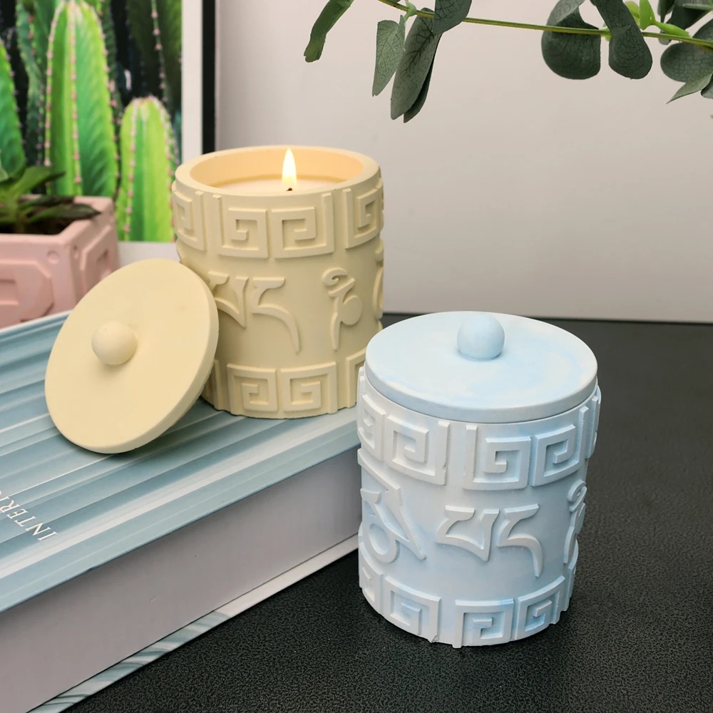

Цементная свеча, мандарин, шум, рельефный дизайн, гипсовая бетонная банка для свечей, контейнерные формы для домашнего декора