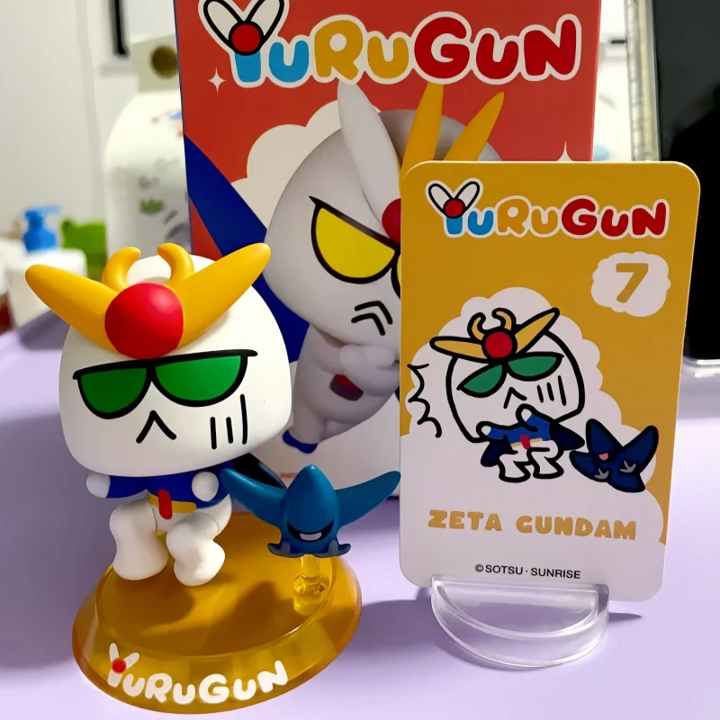 Фото Новая коллекционная модель Bandai Namco Yurugun Unicorn QMSV Abstract Blind Box: трендовая арт-игрушка для взрослых коллекционеров и подарков детям №4