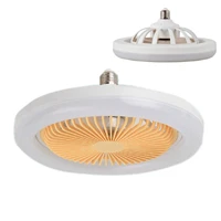 white ceiling fan with light easy to install lights for bedroom timer control lamps fans for indoor 6000k color temperature