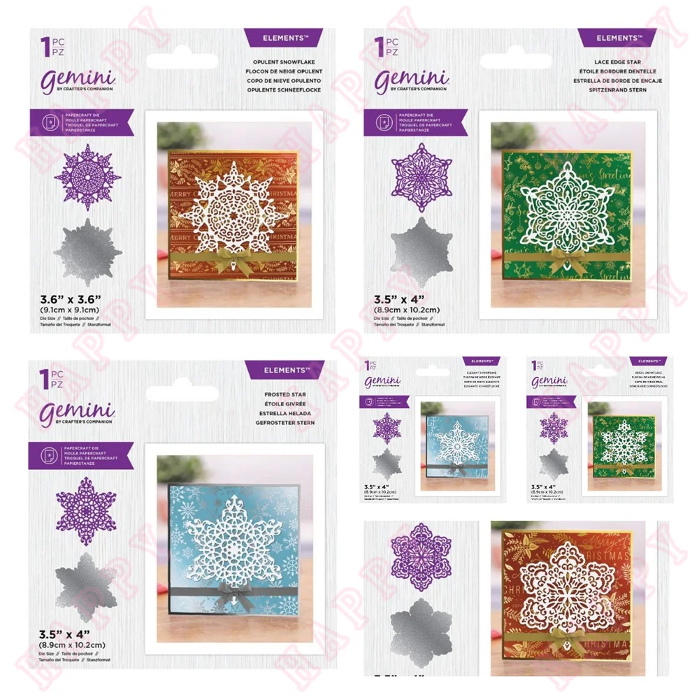 

Christmas Many Different Beautiful Stars Metal Cuting Dies Scrapbook DIY Decoration Craft Embossing Cards Mold Greeting Handmade