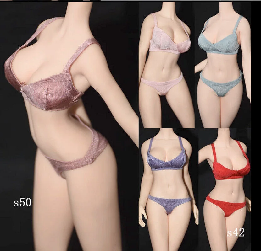 

1/6 Female Soldier Seamless Underwear Bra&Panties Bikini for 12'' Tbl Figure