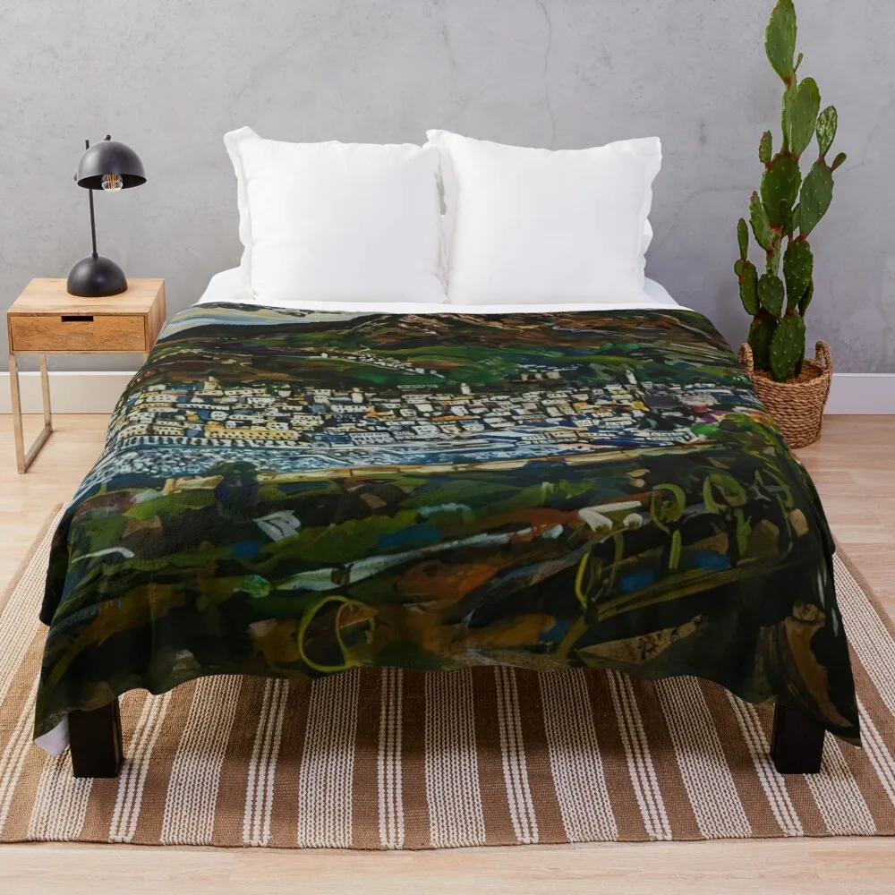 FEZ MOROCCO 1960 от Ivan Albright мягкое плюшевое плед одеяла в стиле аниме для косплея