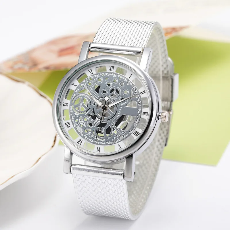 

Vintage Simple Watch Men's Simple Fashion Skeleton Mechanical Quartz Watches