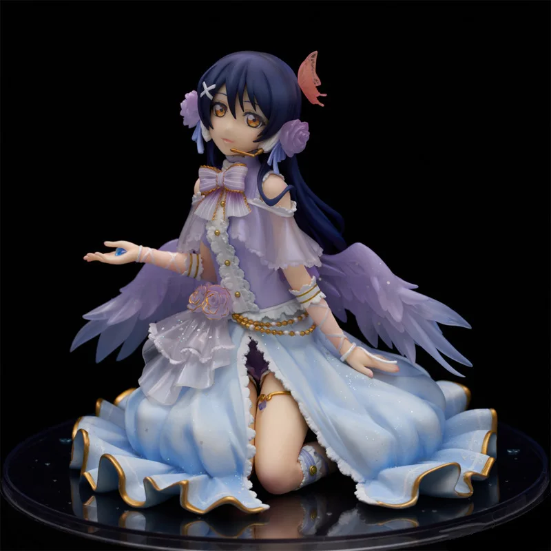 

Anime Love Live Umi Sonoda White Valentine's Day Kneeling Position PVC Action Figure Collectible Model Doll Toy 16cm