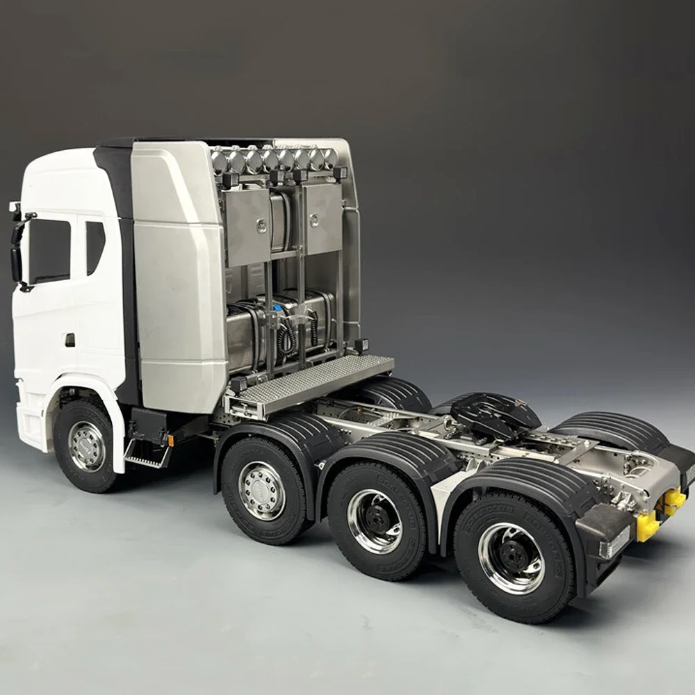 Tamiya 1/14 770S 8x8 10x10 Обновление цельнометаллического тяжелого фаркопа DIY игрушечная