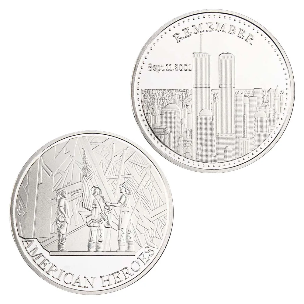 11 сентября атаки всегда помните коллекционные посеребренные сувениры