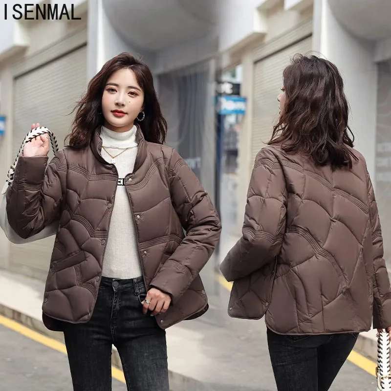 Winter Women Jacket Cotton Padded Female Coat High Quality Warm Outwear Womens Parka Loose Snow Wear Manteau Femme Hiver