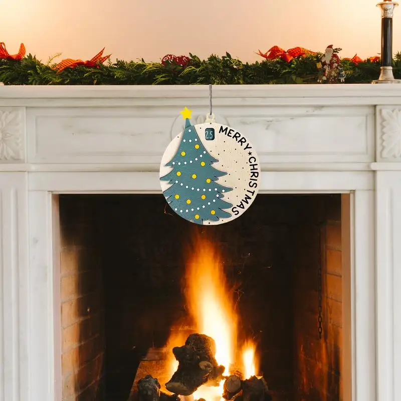 Рождественский календарь обратного отсчета орнамент 3D украшение для