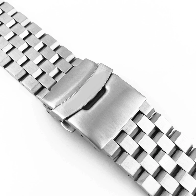 Браслет из нержавеющей стали 316L для часов Seiko SKX007 SKX009 SKX173 SKX175 ремешок с изогнутым