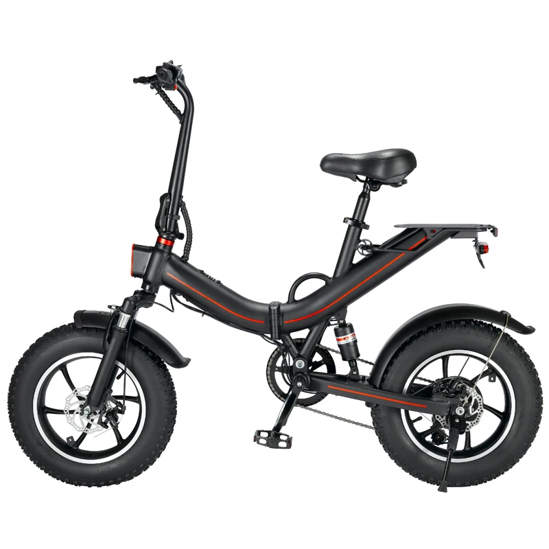 

V7 48V 15Ah 16inch off road tire 500w High speed motor electronic bikes for adult cheap electric bicycle