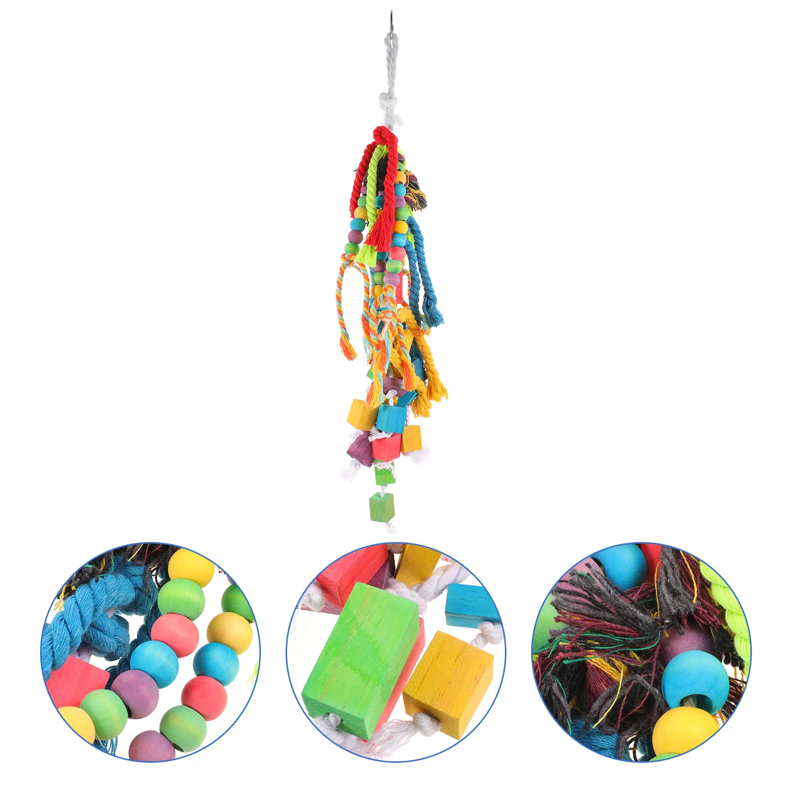 

Toy Bird Parrot Hanging Cage Parakeet Large Chew Biting Chewing Suspending Lovely Accessories Interesting Toys Funny Pet