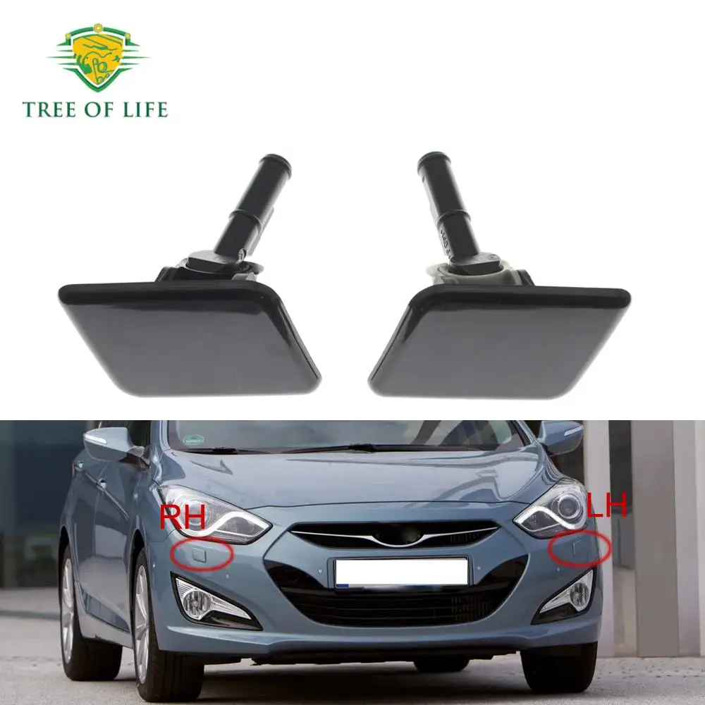 

Для Hyundai i40 2011 2012 2013 2014, передний бампер, фара, омыватель сопла, крышка корпуса, неокрашенный 98680 3Z000