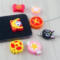 jmt durableanime cartoon cable bite protector for iphone organizer holder cute sailor moon cable winder cover data line cord p