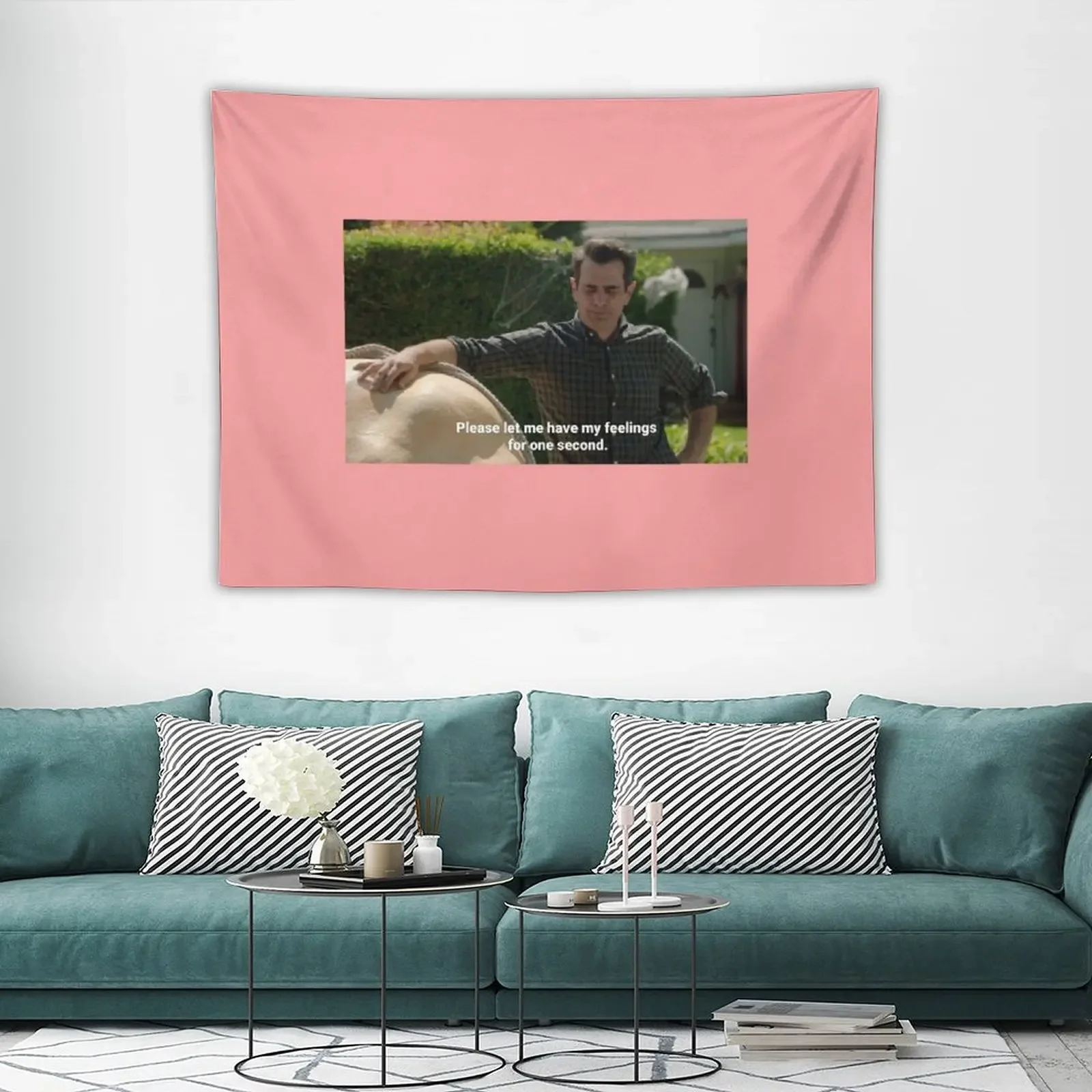 Современный настенный декоративный ковер с искусственными элементами