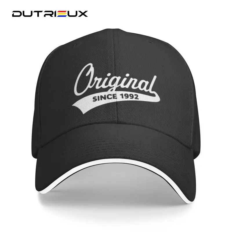 

Бейсболка для женщин и мужчин, модная оригинальная с 1992 года, унисекс, для взрослых на 30-й день рождения, регулируемая спортивная шапка для п...