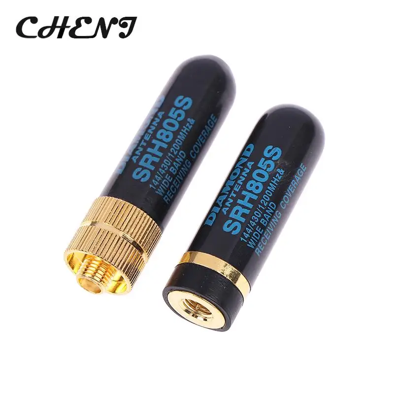 

SMA-M/SMA-F Dual Band Antenna UHF+VHF SRH805S Walkie Talkie for Baofeng/YAESU