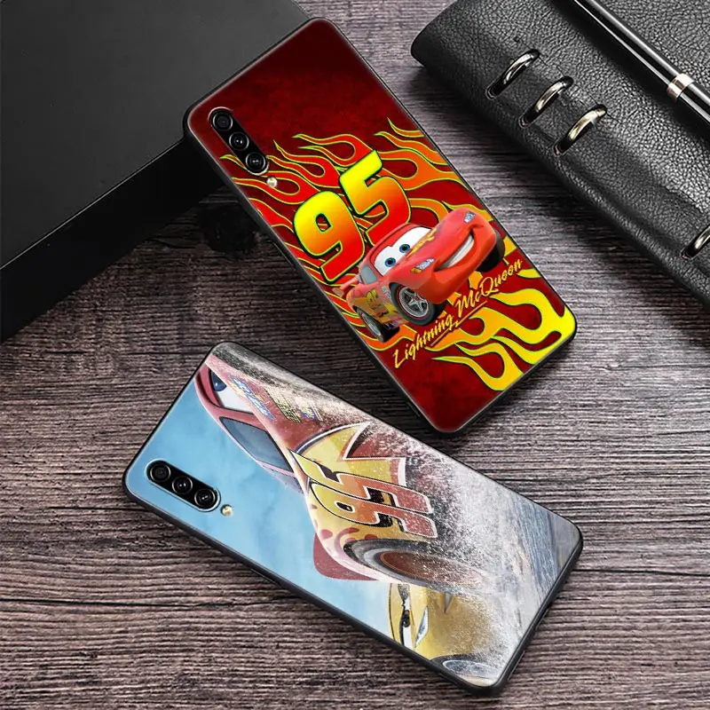 

Cartoon Lightning-McQueen-95-Cars Case For Samsung Galaxy A30 A30S A50 S A20E A20 A40 A70 A10 E Note 8 9 10 20 Ultra Back Cover