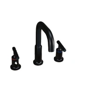 factory wholesale deck mounted brass 360 degrees swivel spout water mixer tap faucet for bathroom