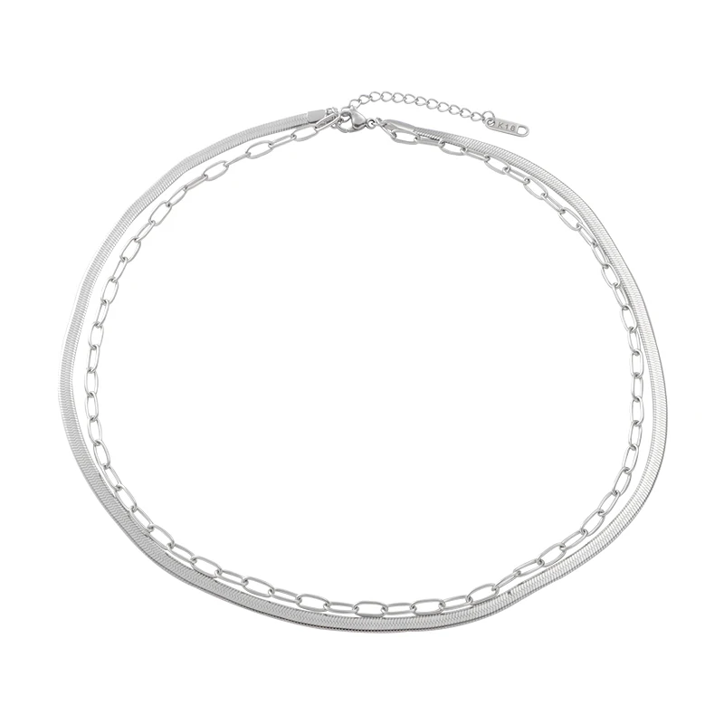 Rumnvnty 1 шт. цепочка из нержавеющей стали с лезвием ожерелья для женщин панк змея