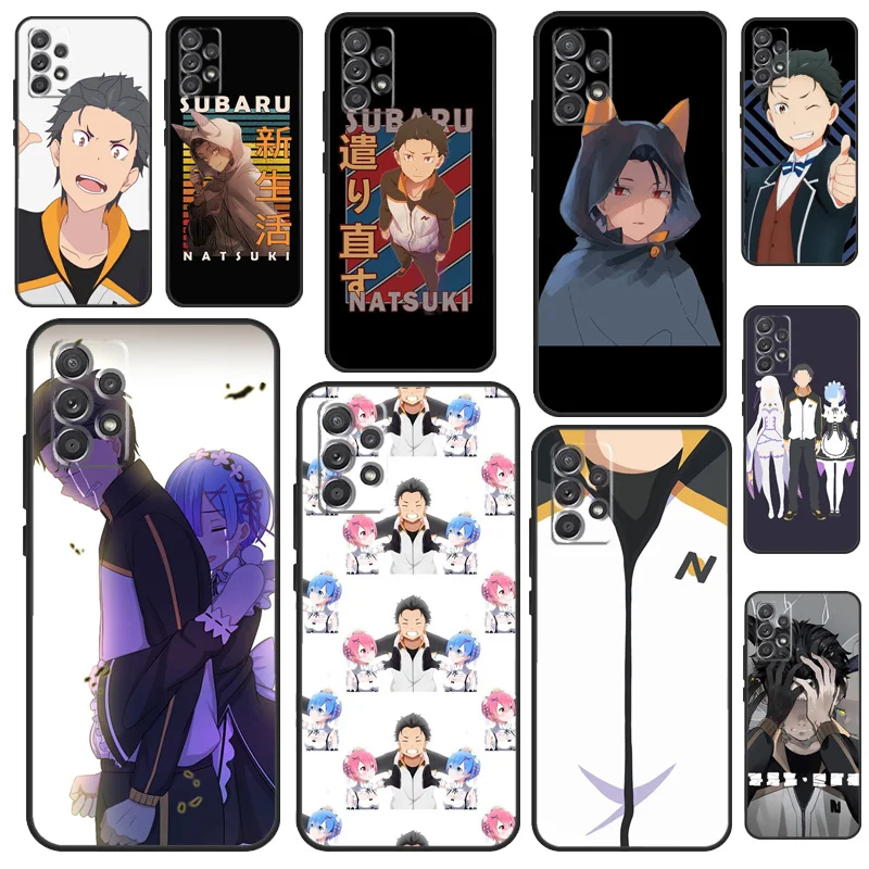 Чехол для телефона Natsuki Subaru Re Zero Samsung A12 A32 A42 A52 A72 A21S A20e A31 A51 A71 A20 A02 S A50 A70 |