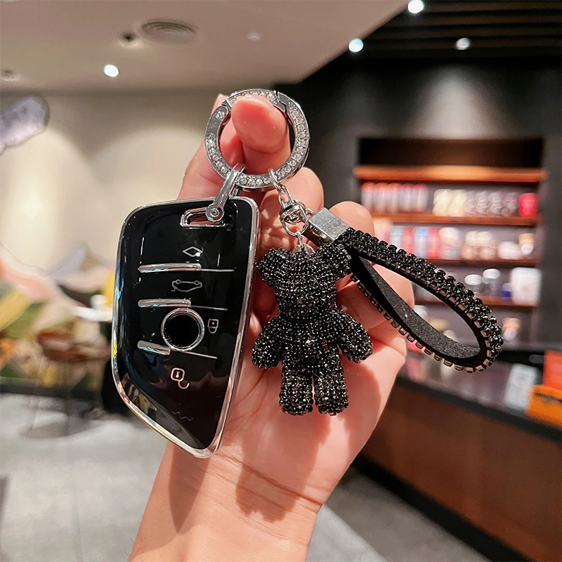 

TPU Key Case Remote Cover for BMW F10 F20 E90 F31 X1 X3 X5 X6 X7 1 3 5 6 7 Series G20 G30 G02 F15 F16 F30 F32 F34 F21 Keychain