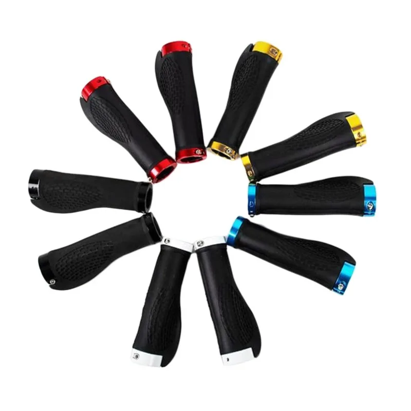 

Mountain Road Bicycle Handlebar Grips Ergonomic Rubber Bike Anti-Skid Rubber Lock Handlebar Bike Handle Grips Cycling Riding