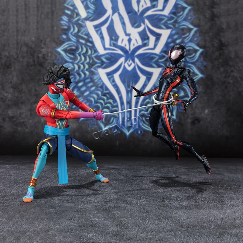 В наличии: Коллекционная подвижная фигурка Bandai SHF Spider-Man: Через вселенные (аниме-фильм), модель-игрушка (art.: 3920da1aeefff) - 3920da1aeefff