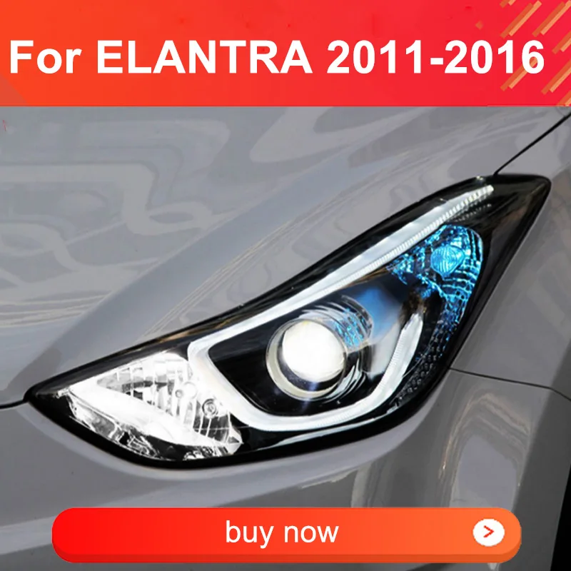 

Передние фары в сборе для Hyundai Elantra 2011-2016, 1 пара