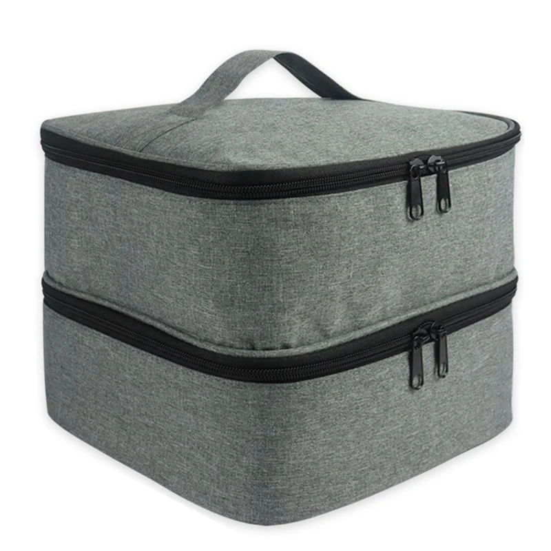 

Nail Polish Storage Bag Nylon Portable Large Handbag Organizer For Cosmetic