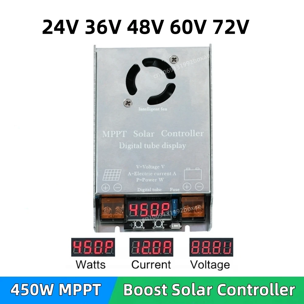 Регулятор заряда солнечной панели 24 В 36 48 60 в 72 450 Вт для