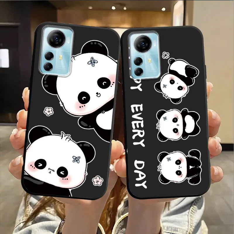 LCEHTOGYE Cover per ZTE Blade V40S,Nero Custodie