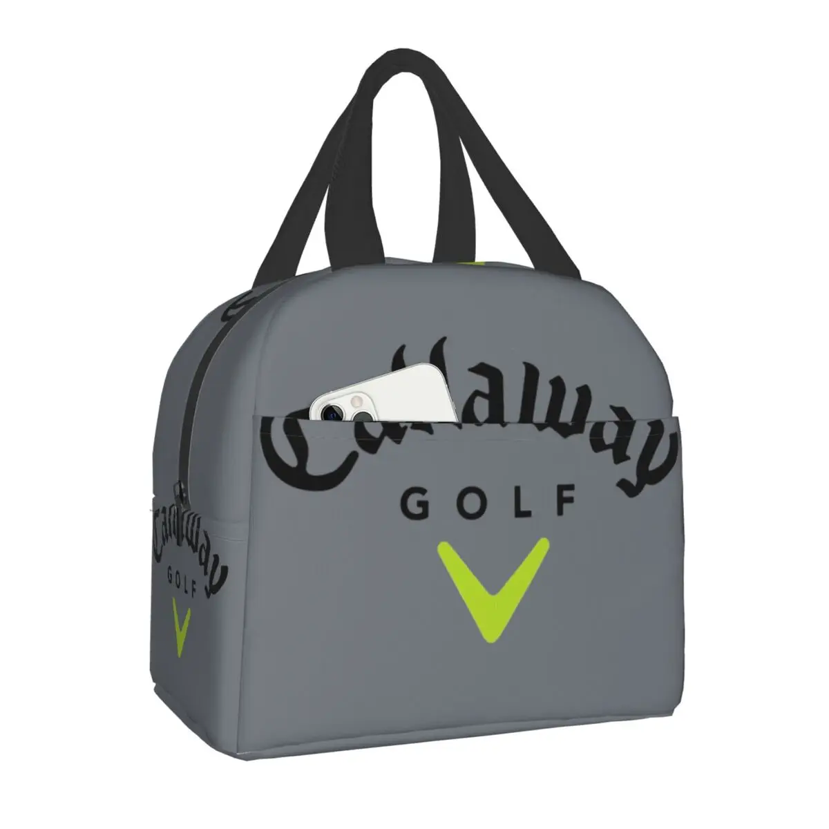 

Golf Logo Thermal Insulated Lunch Bags Women Portable Lunch Tote for Outdoor Picnic Multifunction Food Box