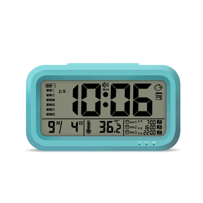 

Morning Alarm Clock Student Desk Bedroom Wake Up Desktop Digital Clock Alarm Clocks for Bedrooms Decoration Bedside Table Mini