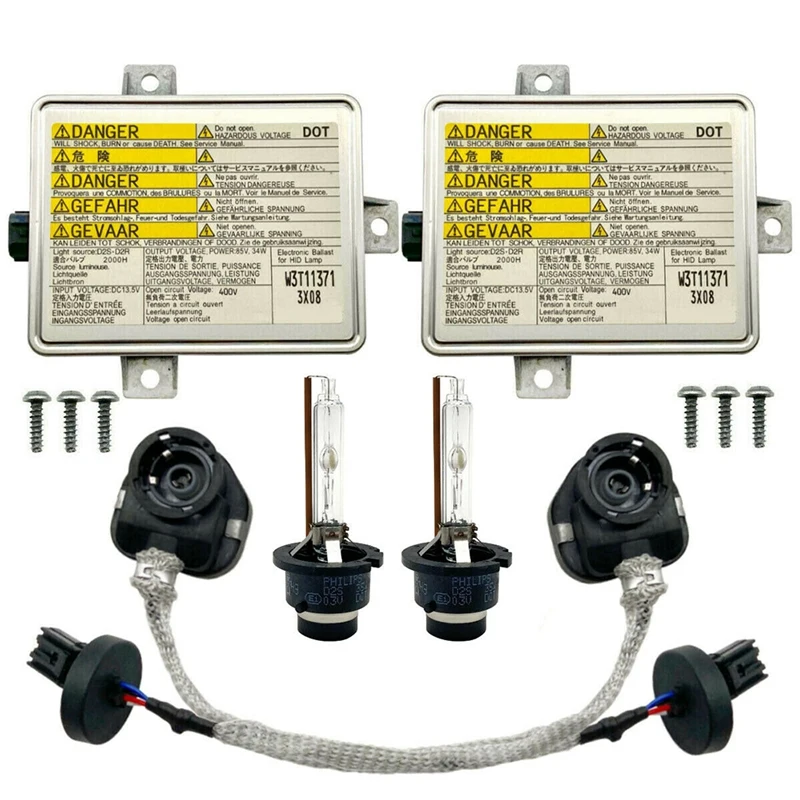 

2X For 04-05 Acura TL Xenon Ballast HID D2S Bulb Igniter Control Unit Inverter 33119-S2A-J01 33129-S2A-J01