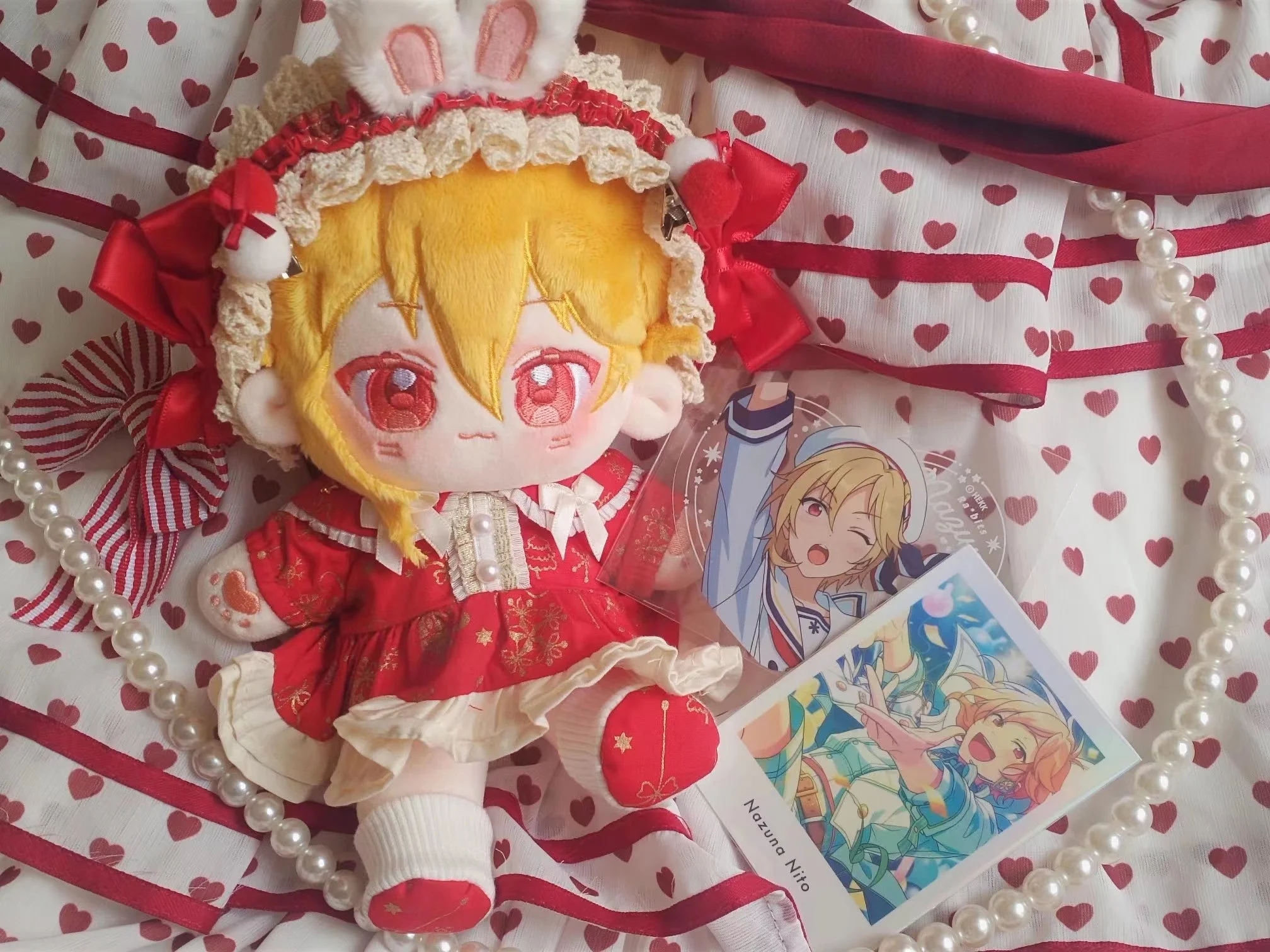 

Es Nito Nazuna Game Ensemble Stars あんさんぶるスターズ! Kawaii 20cm Cartoon Naked Dolls Plush Stuffed Doll Body Toys Ornaments