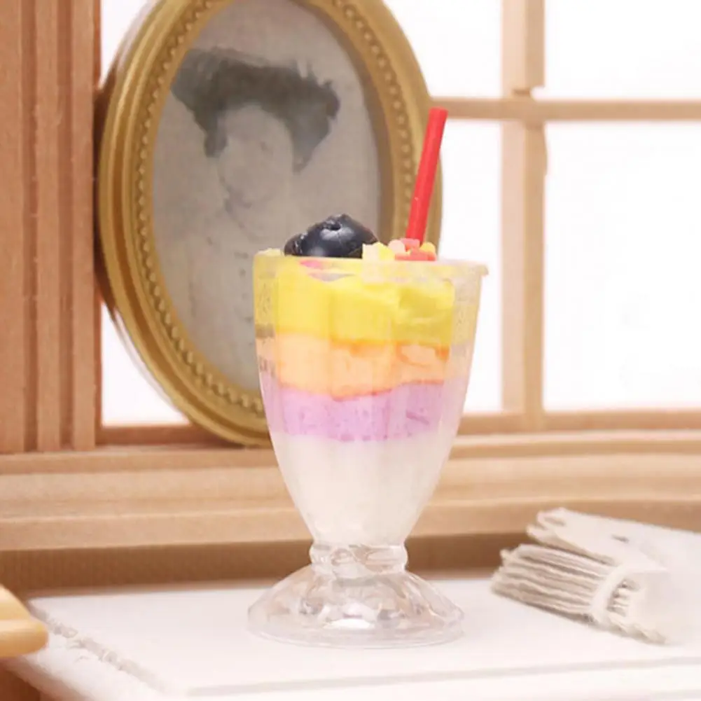 

Unique High Reduction Portable Play House Dollhouse Blueberry Dessert Model Dollhouse Dessert Doll House Ice Cream