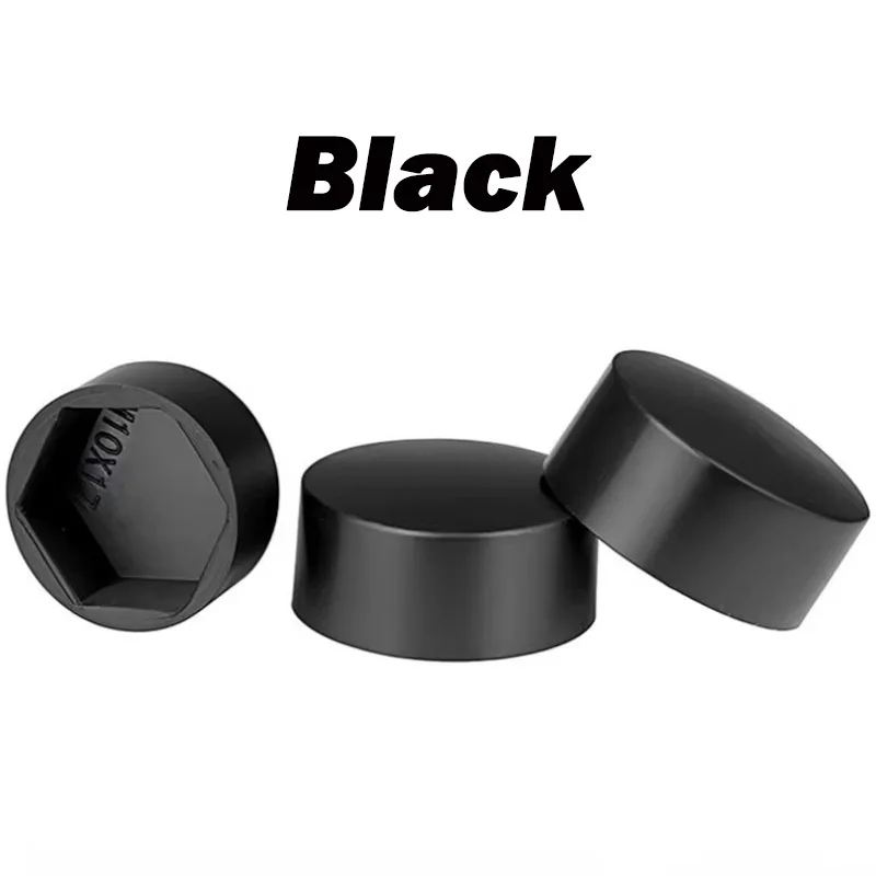 Крышка гайки M4 M5 M6 M8 M10 M12 M14 M16 M18 M20 M24~M30 PE Пластиковый болт Крышка гайки Шестигранная пластиковая гайка Винт Внешнее украшение