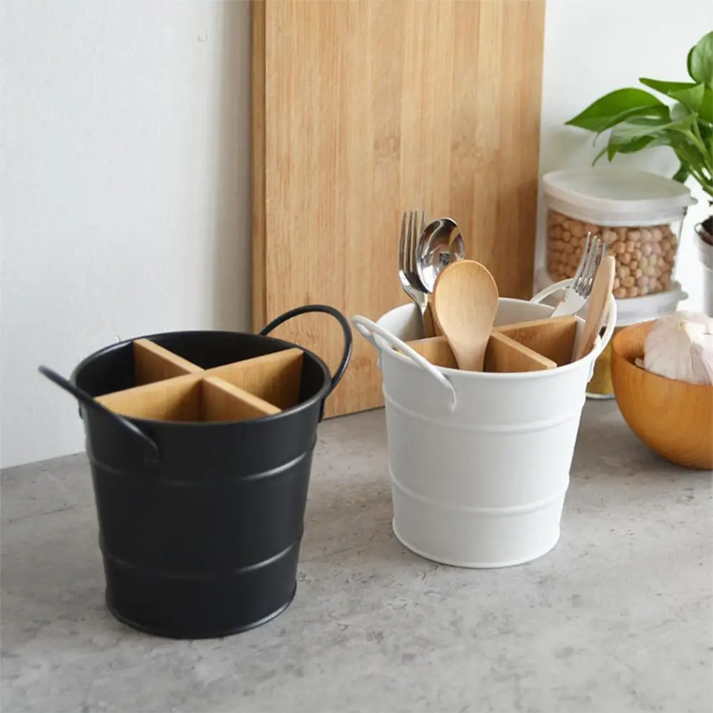 

Стеллаж для хранения столовых приборов с 4 отделениями