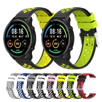 silicone sport replacement breathable band for xiaomi mi watch color sports edition strap for mi watch color watchbands correa