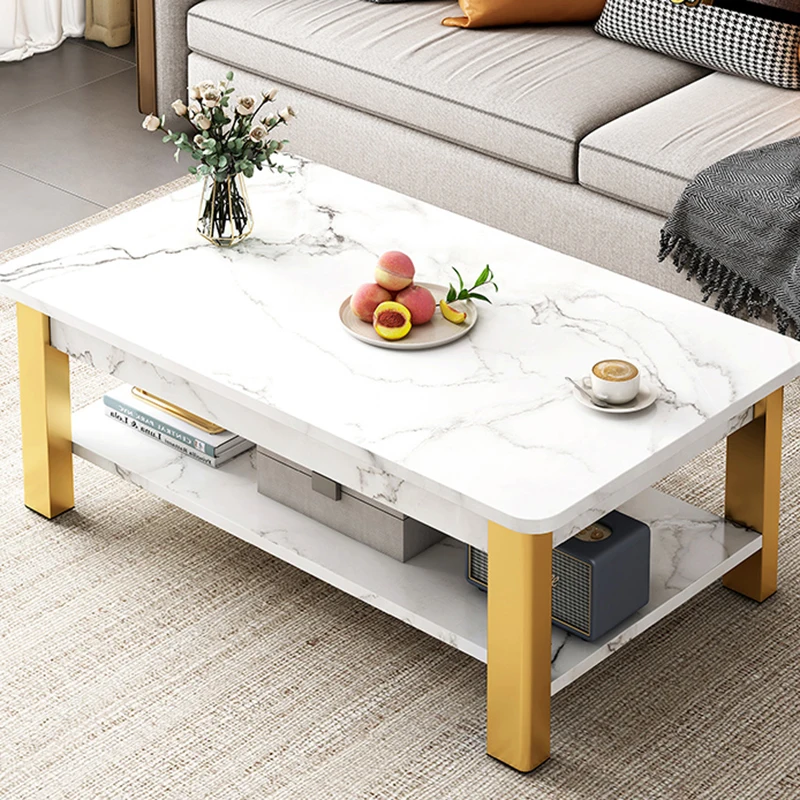 Glamour-mesas de centro para sala de estar, Mesa de salón nórdico minimalista,...
