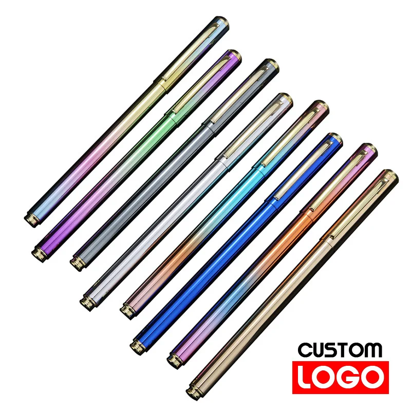 

High level of appearance metal gel pen advertising pen ballpoint pen personalized lettering advertising pen office supplies
