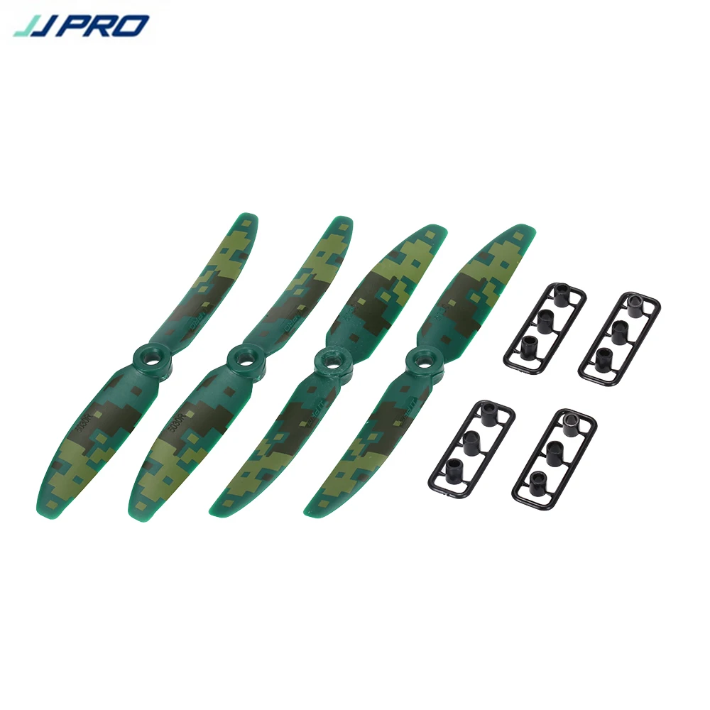 

4 шт. оригинальный JJRC JJPRO-5030 2-лопастный Камуфляжный Пропеллер для QAV250 QAV280 Профессиональный RC FPV гоночный Дрон DIY набор аксессуаров