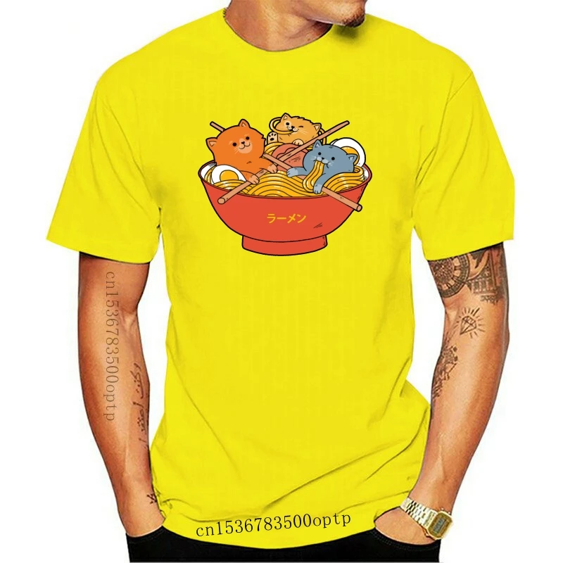 

Camiseta de Anime Kawaii para mujer, camisa japonesa de рамен лапша, camisetas de moda, ropa de Street, camiseta de манга corta