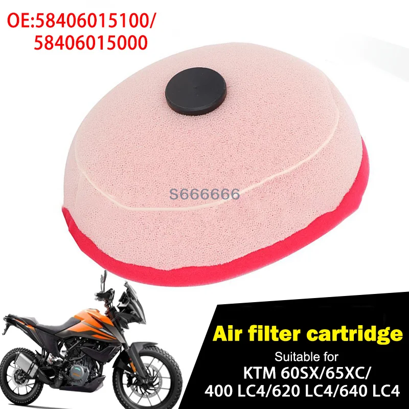 Для KTM 400 620 640 60 65SX 97-19 58406015100 Очиститель воздушного фильтра с двойной пеной для