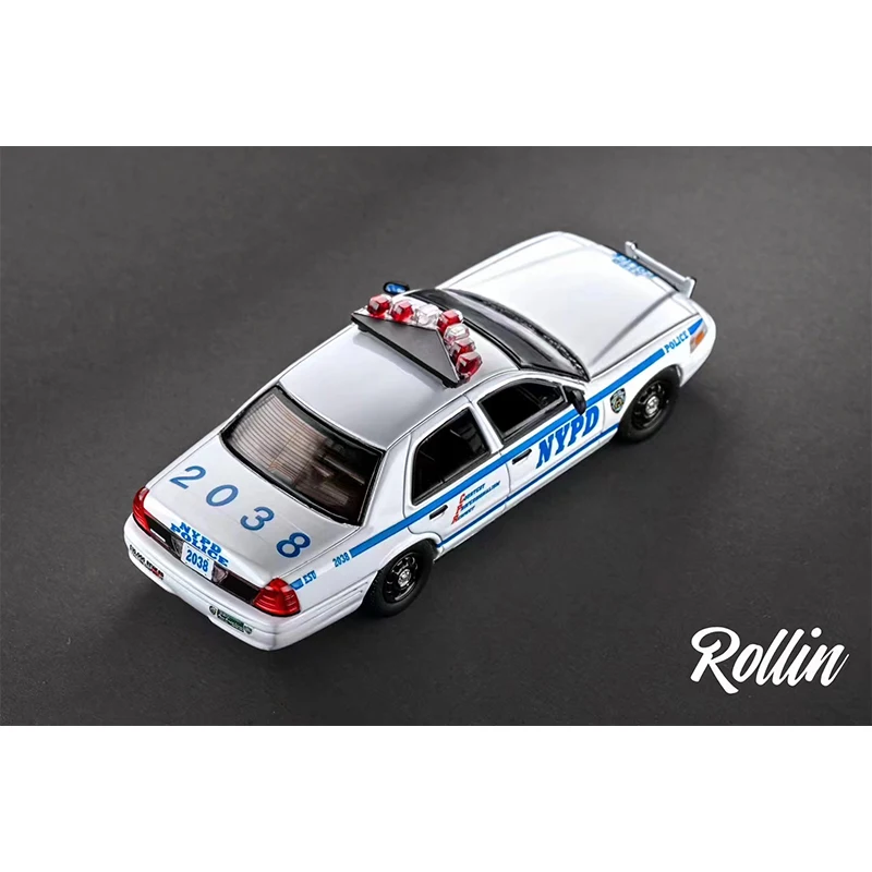 Rollin 1:64 Ford CV Crown Victoria Police игрушечный металлический автомобиль